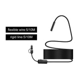 Maxbell USB Endoscope 5.5mm Snake Inspection Camera Borescope for Phones with OTG 5m Soft Cable