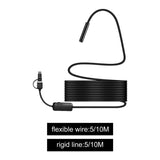 Maxbell USB Endoscope 5.5mm Snake Inspection Camera Borescope for Phones with OTG 5m Soft Cable