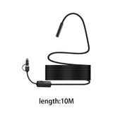 Maxbell USB Endoscope 5.5mm Snake Inspection Camera Borescope for Phones with OTG 10m Soft Cable