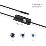 Maxbell USB Endoscope 5.5mm Snake Inspection Camera Borescope for Phones with OTG 5m Hard Cable