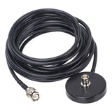 Maxbell 5 Meters RG58 BNC Extension Cable Magnetic Mount Base Connector Durable