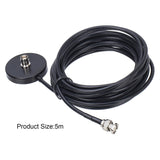 Maxbell 5 Meters RG58 BNC Extension Cable Magnetic Mount Base Connector Durable