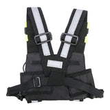 Maxbell Shoulder Holster Chest Harness Holder Vest Rig Walkie Talkie Case Durable