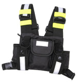 Maxbell Shoulder Holster Chest Harness Holder Vest Rig Walkie Talkie Case Durable