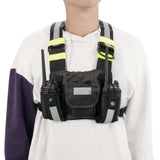 Maxbell Shoulder Holster Chest Harness Holder Vest Rig Walkie Talkie Case Durable