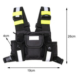 Maxbell Shoulder Holster Chest Harness Holder Vest Rig Walkie Talkie Case Durable