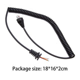 Maxbell Durable 8 Pin Handheld Radio Mic Cable Flexible for MH-67A8J VX2108