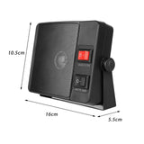 Maxbell Mini Car Mobile Radio External Speaker 3.5mm Jack for ft-1802M ft-8800R
