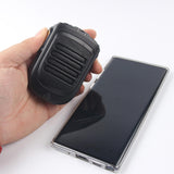Maxbell Walkie Talkie Handheld Mic 3.5mm Earphone Jack Black for F22 4G-W2Plus