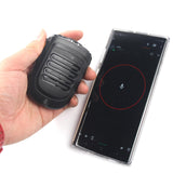 Maxbell Walkie Talkie Handheld Mic 3.5mm Earphone Jack Black for F22 4G-W2Plus