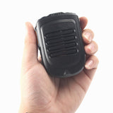 Maxbell Walkie Talkie Handheld Mic 3.5mm Earphone Jack Black for F22 4G-W2Plus