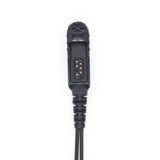 Maxbell Walkie Talkie Headset with Clip Adapter Cable for Xir P6600 DP2600 Xir E8600