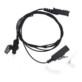 Maxbell Walkie Talkie Headset with Clip Adapter Cable for Xir P6600 DP2600 Xir E8600