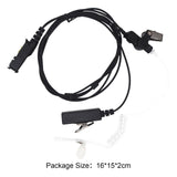 Maxbell Walkie Talkie Headset with Clip Adapter Cable for Xir P6600 DP2600 Xir E8600