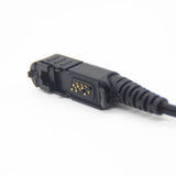 Maxbell Walkie Talkie Headset with Clip Adapter Cable for Xir P6600 DP2600 Xir E8600