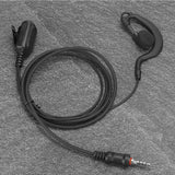 Maxbell Walkie Talkie Headset in Ear Design Ear Hook Adapter Cable for Ic-M33 M34