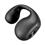 Maxbell 1 Piece Ear Clip Wireless Headset Portable HiFi Sound for Driving Business Black