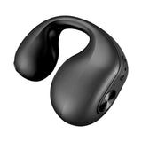 Maxbell 1 Piece Ear Clip Wireless Headset Portable HiFi Sound for Driving Business Black