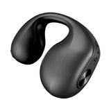 Maxbell 1 Piece Ear Clip Wireless Headset Portable HiFi Sound for Driving Business Black