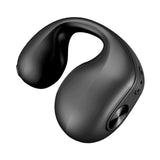 Maxbell 1 Piece Ear Clip Wireless Headset Portable HiFi Sound for Driving Business Black