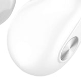 Maxbell 1 Piece Ear Clip Wireless Headset Portable HiFi Sound for Driving Business White