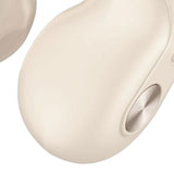 Maxbell 1 Piece Ear Clip Wireless Headset Portable HiFi Sound for Driving Business Beige