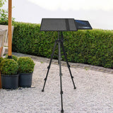 Maxbell Universal Projector Tripod Stand, Purpose for Camping Tablet Workstation Tray Rotatable