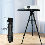 Maxbell Universal Projector Tripod Stand, Purpose for Camping Tablet Workstation Tray Rotatable
