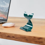 Maxbell Cartoon Desktop Phone Holder Lazy Bracket Support for Tabletop Office Decor Green