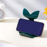 Maxbell Cartoon Desktop Phone Holder Lazy Bracket Support for Tabletop Office Decor Green