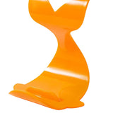 Maxbell Cartoon Desktop Phone Holder Lazy Bracket Support for Tabletop Office Decor Orange