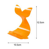 Maxbell Cartoon Desktop Phone Holder Lazy Bracket Support for Tabletop Office Decor Orange