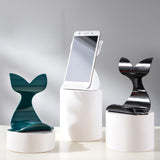 Maxbell Cartoon Desktop Phone Holder Lazy Bracket Support for Tabletop Office Decor Orange