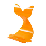 Maxbell Cartoon Desktop Phone Holder Lazy Bracket Support for Tabletop Office Decor Orange