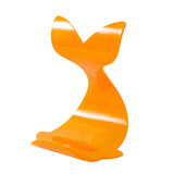 Maxbell Cartoon Desktop Phone Holder Lazy Bracket Support for Tabletop Office Decor Orange