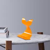 Maxbell Cartoon Desktop Phone Holder Lazy Bracket Support for Tabletop Office Decor Orange