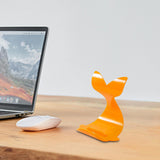 Maxbell Cartoon Desktop Phone Holder Lazy Bracket Support for Tabletop Office Decor Orange