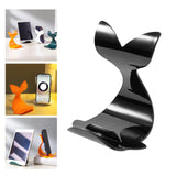 Maxbell Cartoon Desktop Phone Holder Lazy Bracket Support for Tabletop Office Decor Black