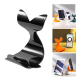 Maxbell Cartoon Desktop Phone Holder Lazy Bracket Support for Tabletop Office Decor Black