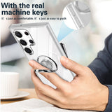 Maxbell Phone Case Cover Shockproof TPU Case Clear for S23