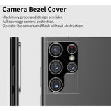 Maxbell Phone Camera Lens Protector Scratch Resistant Protective for S23 Lens Film black
