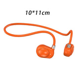 Maxbell Headphones Headset Sweatproof HiFi Earphones for Cycling Workout Sports Orange