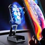 Maxbell Magnetic Car Phone Holder Alloy Home Adjustable Rotatable Portable Universal Black