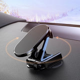 Maxbell Magnetic Car Phone Holder Alloy Home Adjustable Rotatable Portable Universal Black