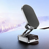 Maxbell Magnetic Car Phone Holder Alloy Home Adjustable Rotatable Portable Universal Argent