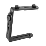 Maxbell Dual L Shape Camera Flash Bracket Extension Bar Heavy Duty for DSLR Camera