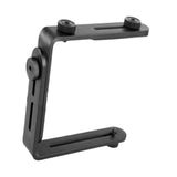 Maxbell Dual L Shape Camera Flash Bracket Extension Bar Heavy Duty for DSLR Camera