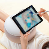 Maxbell Cell Phone Holder Bed Soft Tablet Stand Rotation Tablet Holder for Sofa Grey