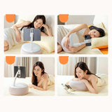 Maxbell Cell Phone Holder Bed Soft Tablet Stand Rotation Tablet Holder for Sofa Pink