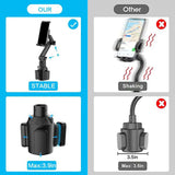 Maxbell Car Cup Holder Phone Mount Adjustable Durable Car Mount for Suvs Trucks Auto